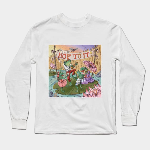 Ukulele Jim - Hop to It! Long Sleeve T-Shirt by UkuleleJim